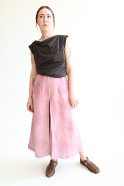 Tent Pantskirt Lilac Mineral Dye Batik