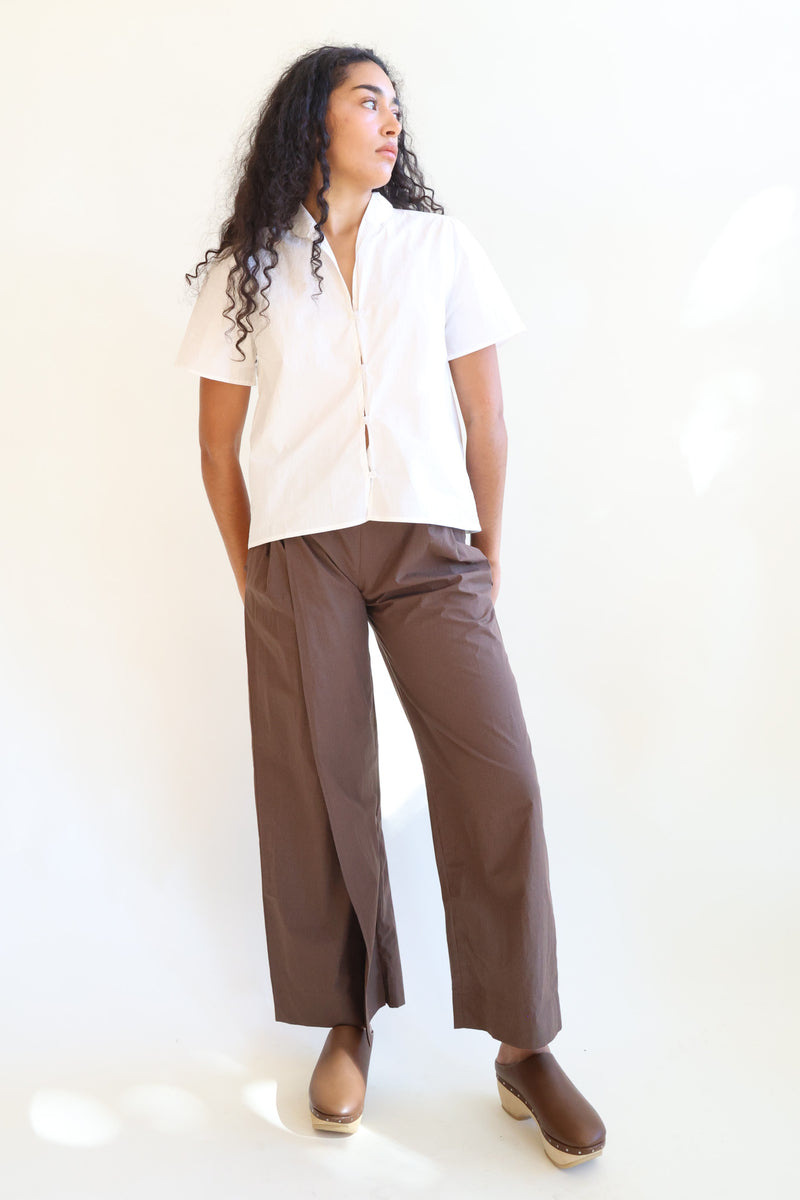 Double Layer Pant Carob Check