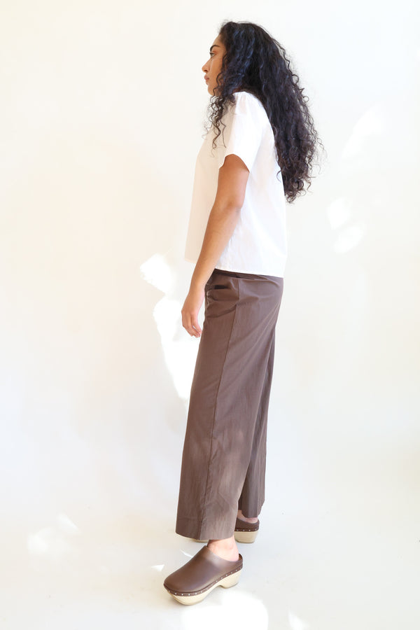 Double Layer Pant Carob Check