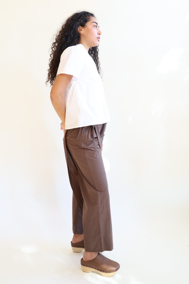 Double Layer Pant Carob Check