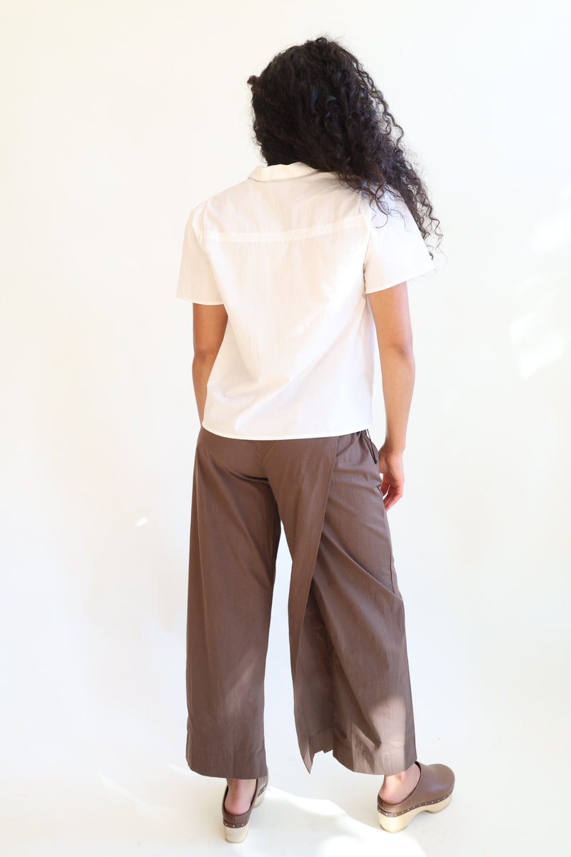 Double Layer Pant Carob Check