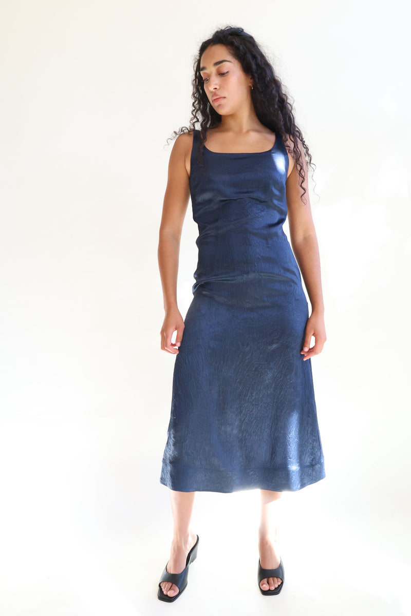 Square Neck Dress Midnight