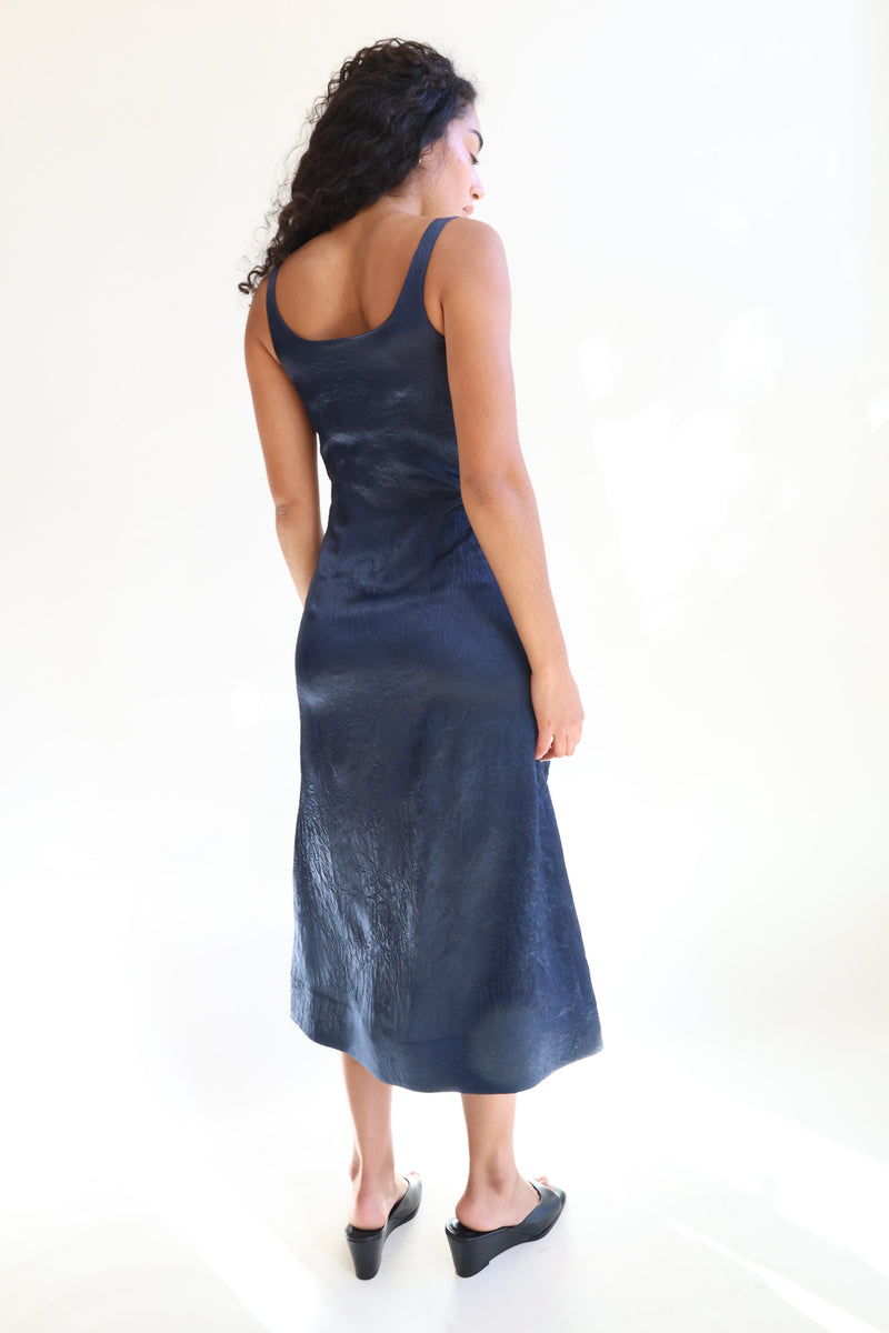 Square Neck Dress Midnight