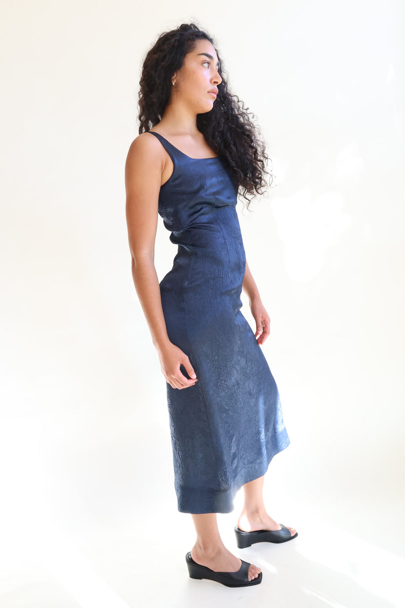 Square Neck Dress Midnight