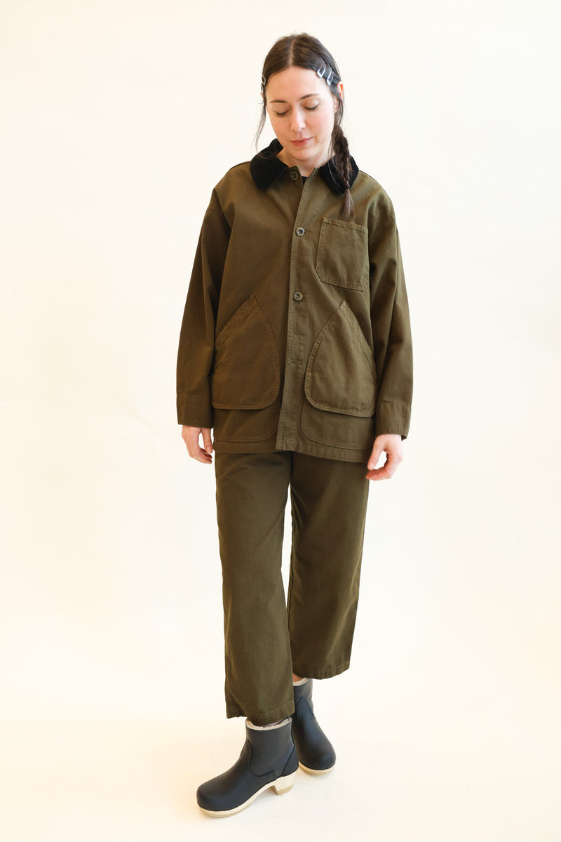 Painter Coat Dark Olive