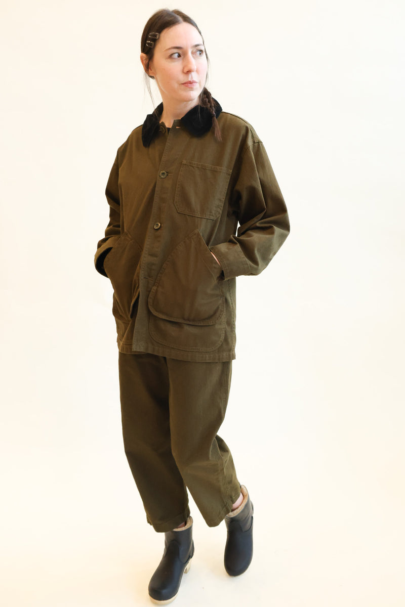 Painter Coat Dark Olive