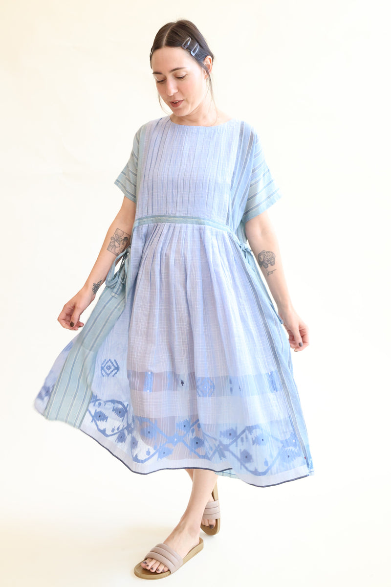 Amber 29 Cotton Dress Light Blue
