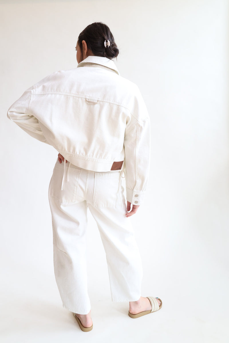 Eva Jacket White and Stone
