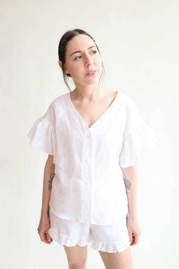 Dottie Blouse White