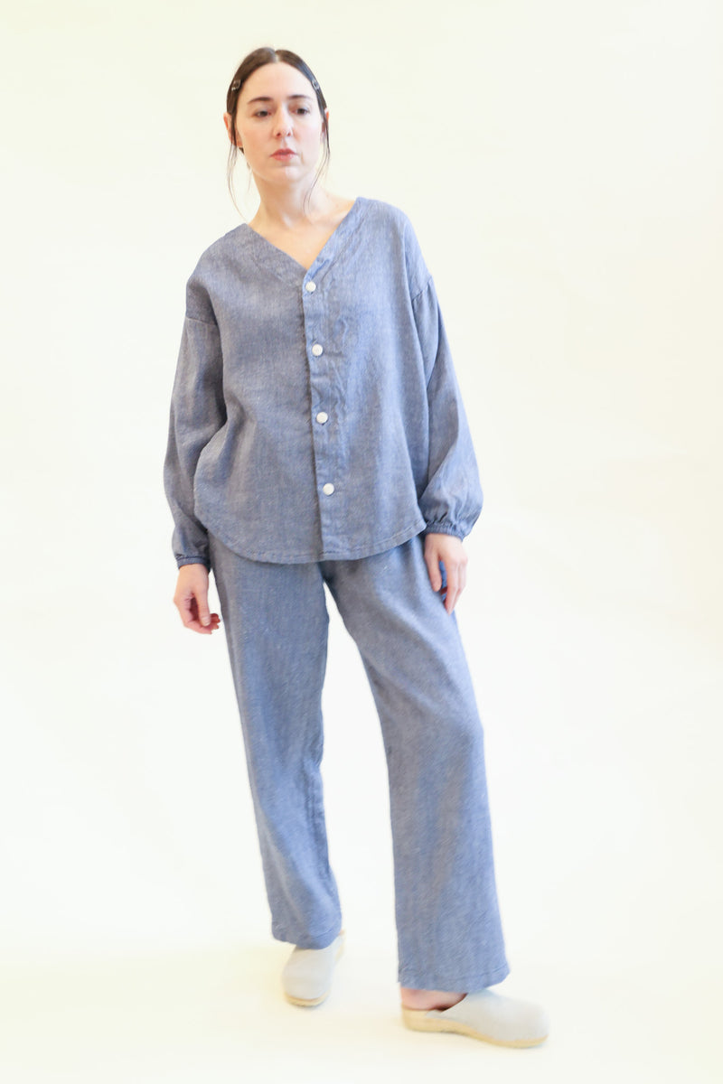Hemp Pant Chambray