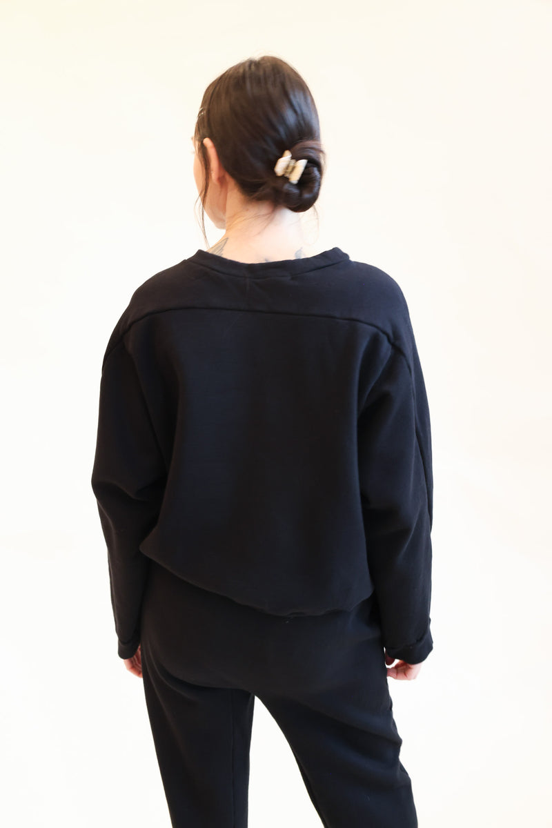 Easy Winter Sweatshirt Black