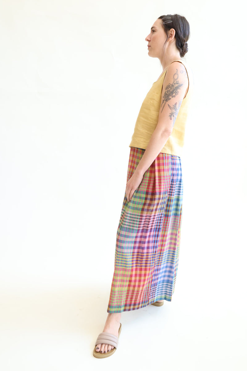 Frida Pant Postcard Stripe X Chex