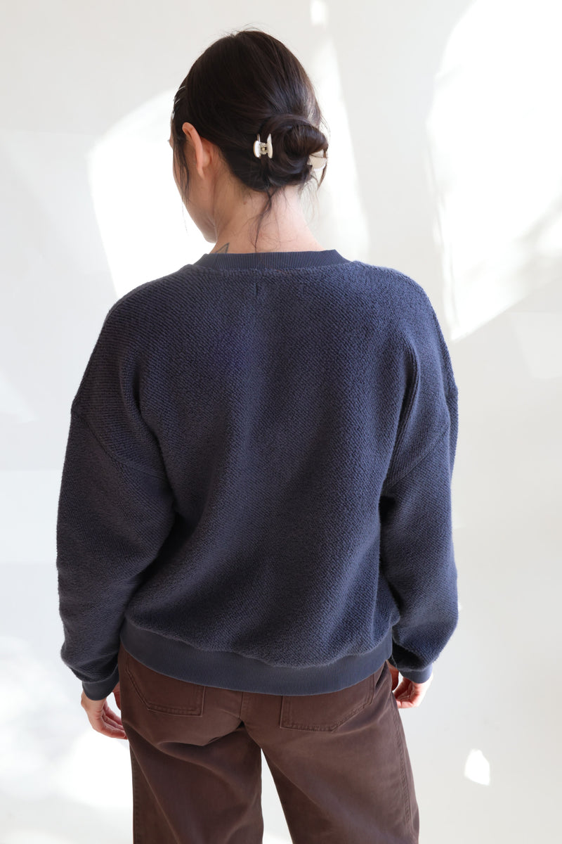 Brushed Terry Sweatshirt Midnight