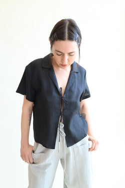 Amber Top Black