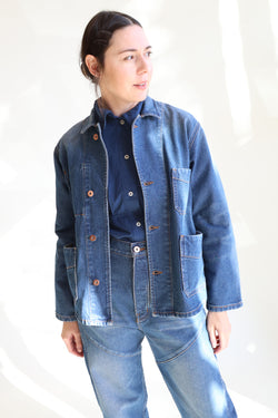 Rue Jacket Denim Verbena Wash