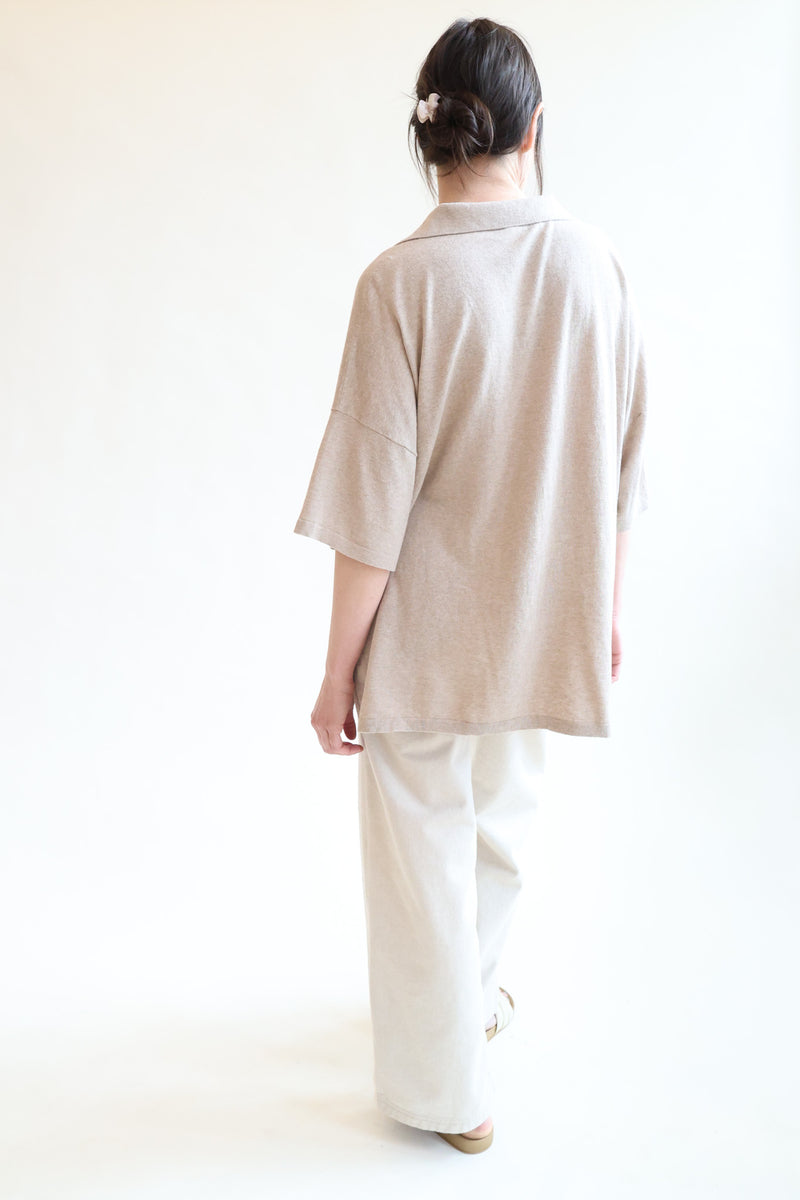 Oversize Polo Sisal