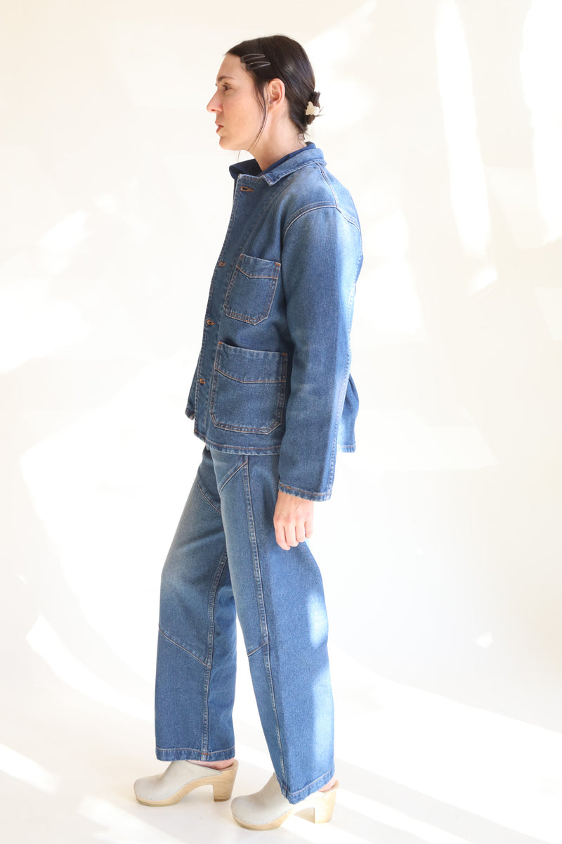 Rue Jacket Denim Verbena Wash