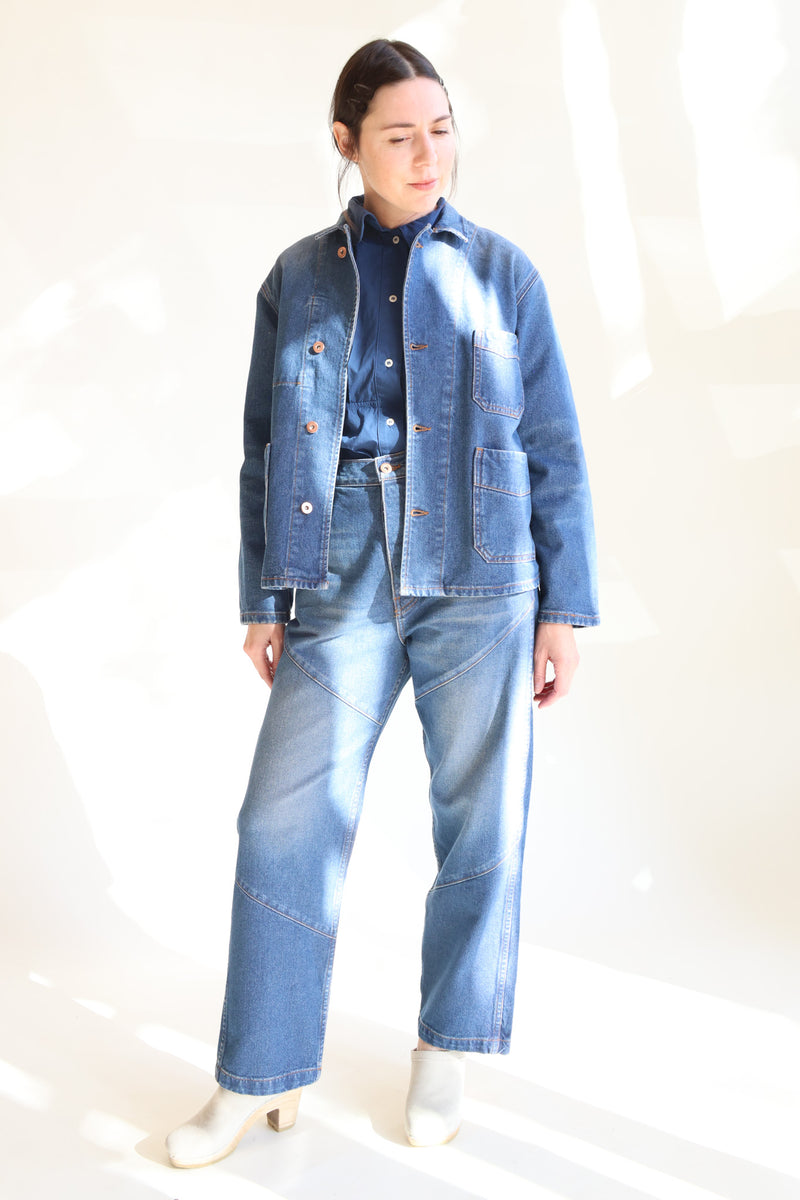 Rue Jacket Denim Verbena Wash