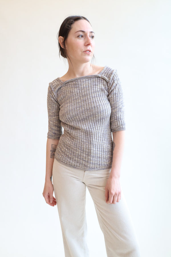 Zampa 3/4 Sweater Grey Melange