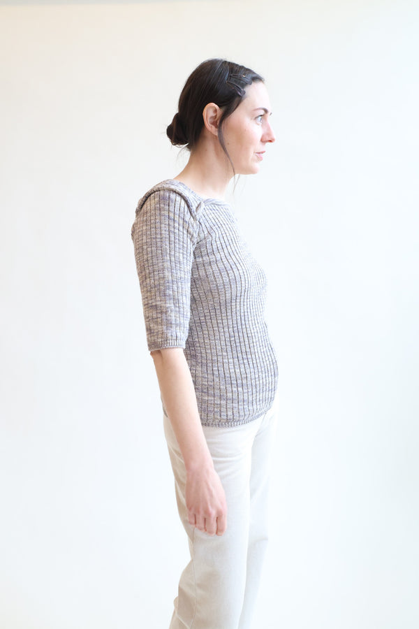 Zampa 3/4 Sweater Grey Melange