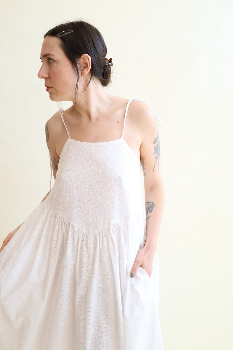 Amelie Dress White Eyelet