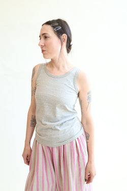 Undyed Tank Top Gray