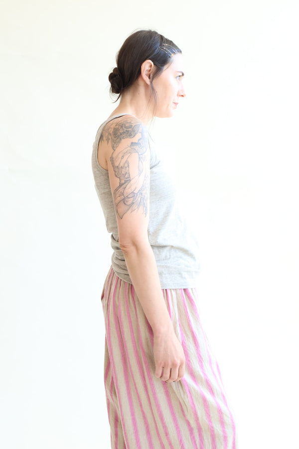 Undyed Tank Top Gray