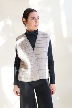 Tami Vest Grey Melange