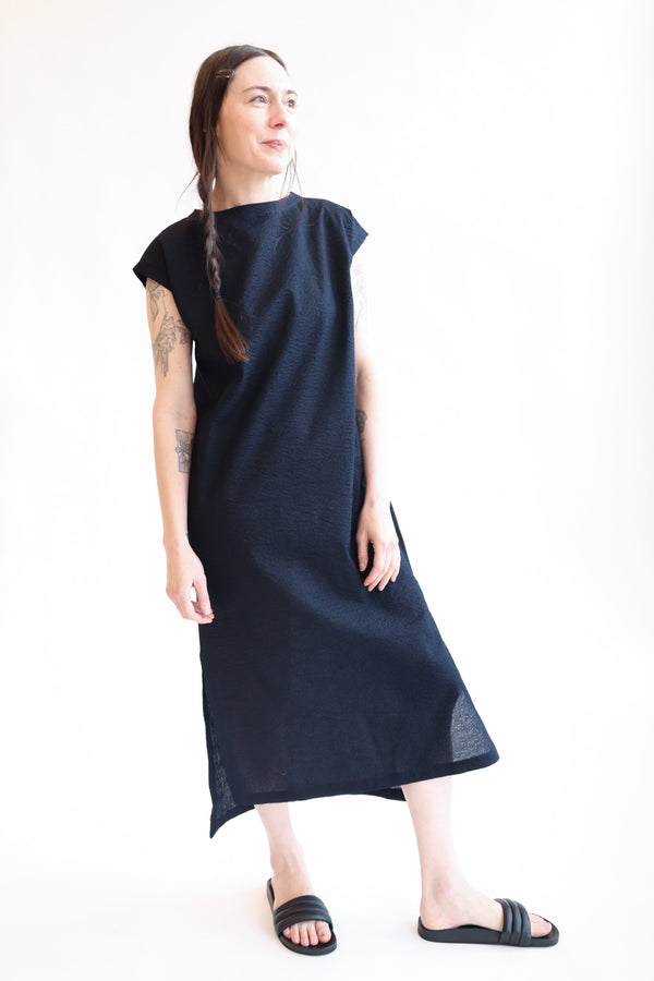 chinese dress ladies Rove Linen Midi Dress - Open-Back Ties