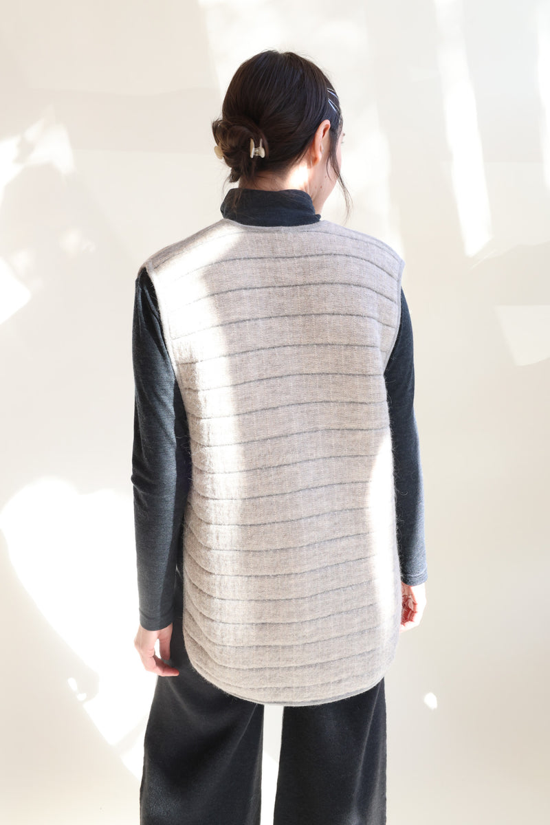 Tami Vest Grey Melange