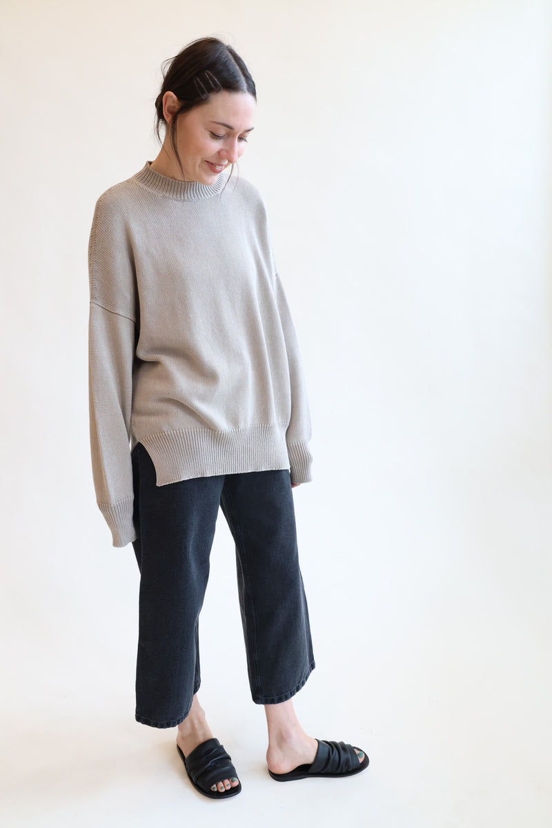 Fade Crewneck Washed Clay