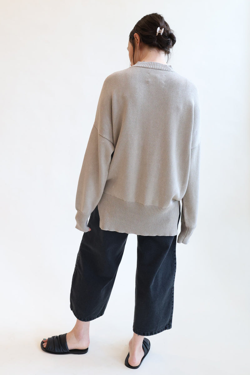 Fade Crewneck Washed Clay