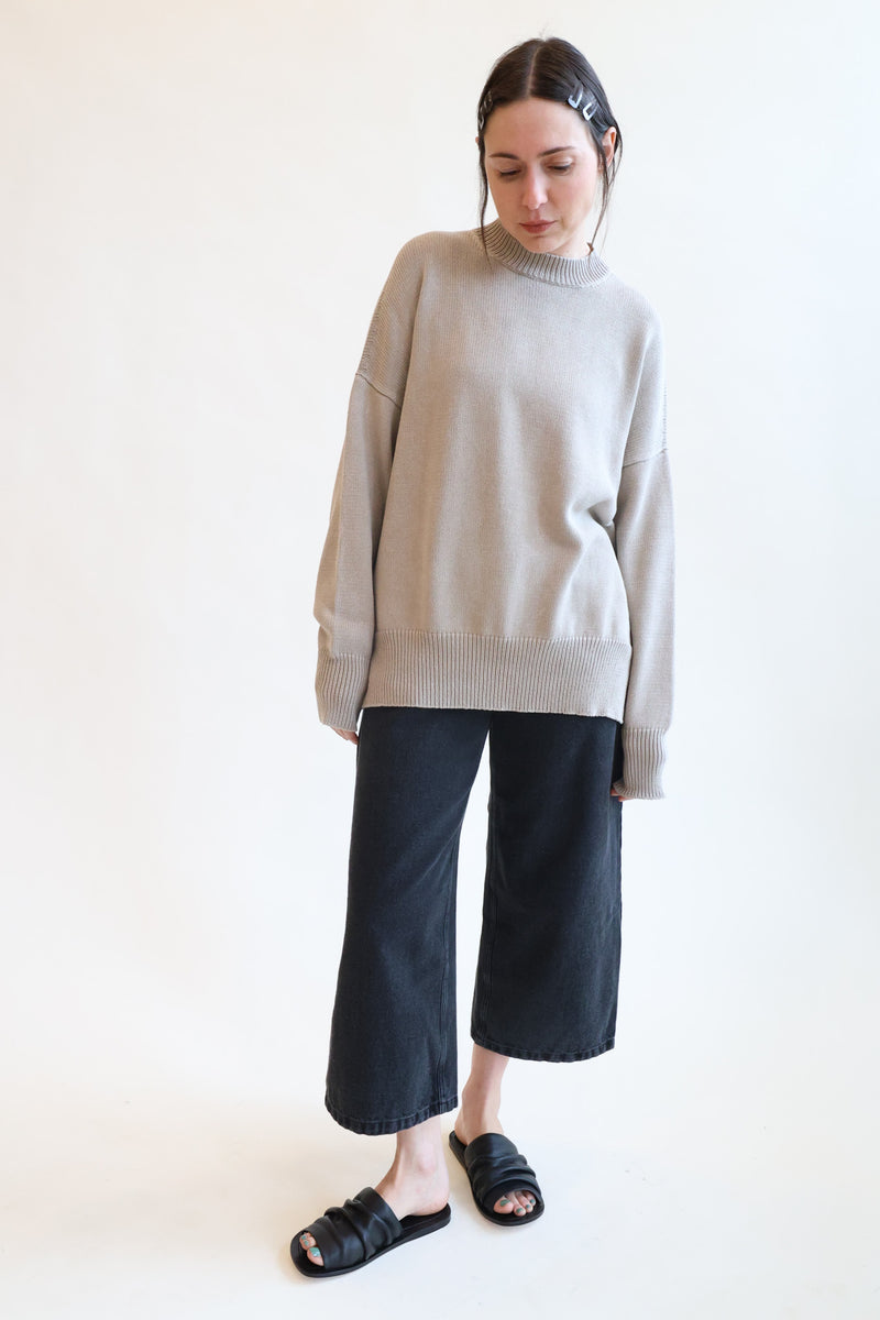 Fade Crewneck Washed Clay