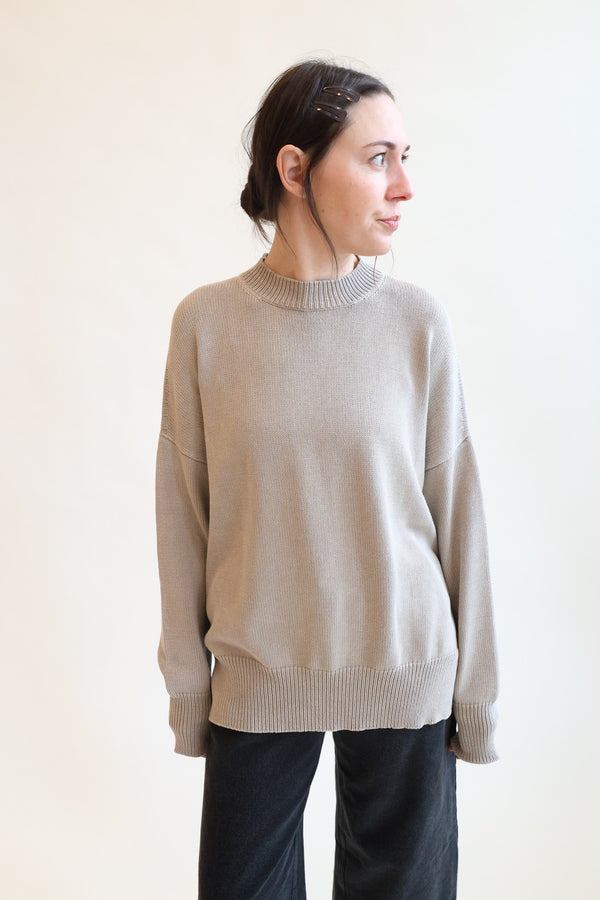Fade Crewneck Washed Clay