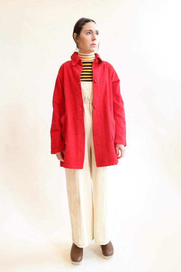 Constance Jacket Red Corduroy