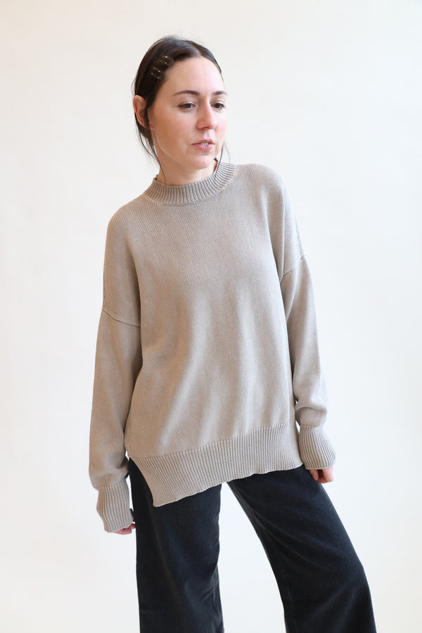 Fade Crewneck Washed Clay