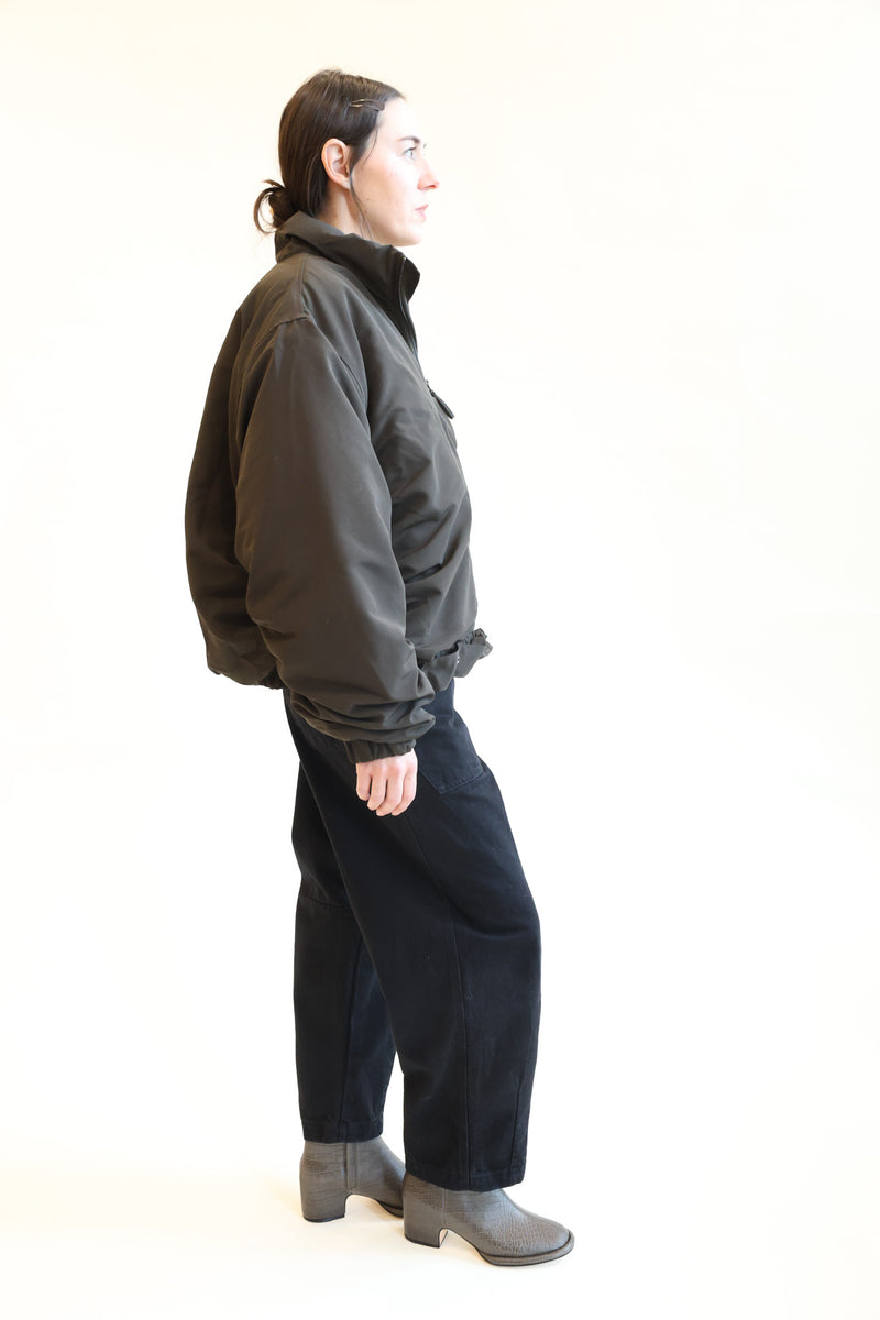 Press Stud Jacket Dark Chocolate