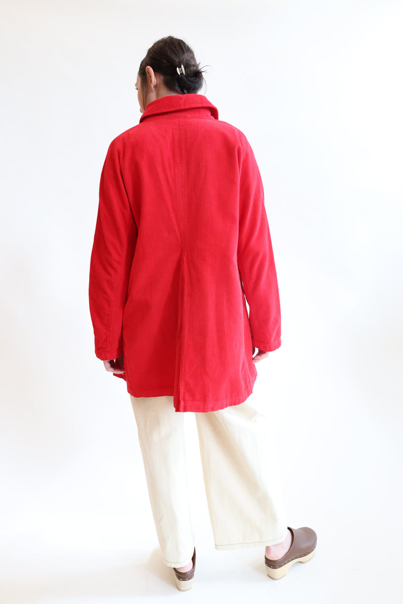 Constance Jacket Red Corduroy