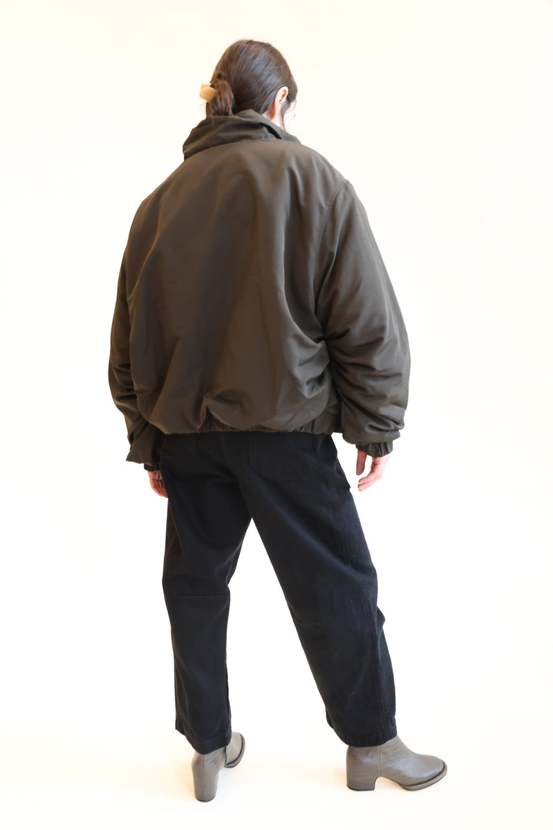 Press Stud Jacket Dark Chocolate