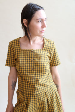 Alpinum Top Toffee Gingham