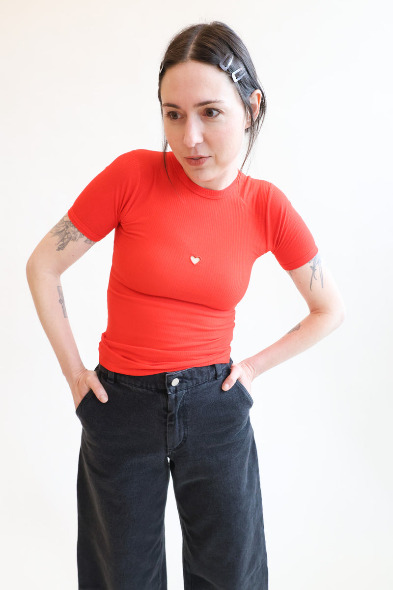 Heart Tee Shirt My Red
