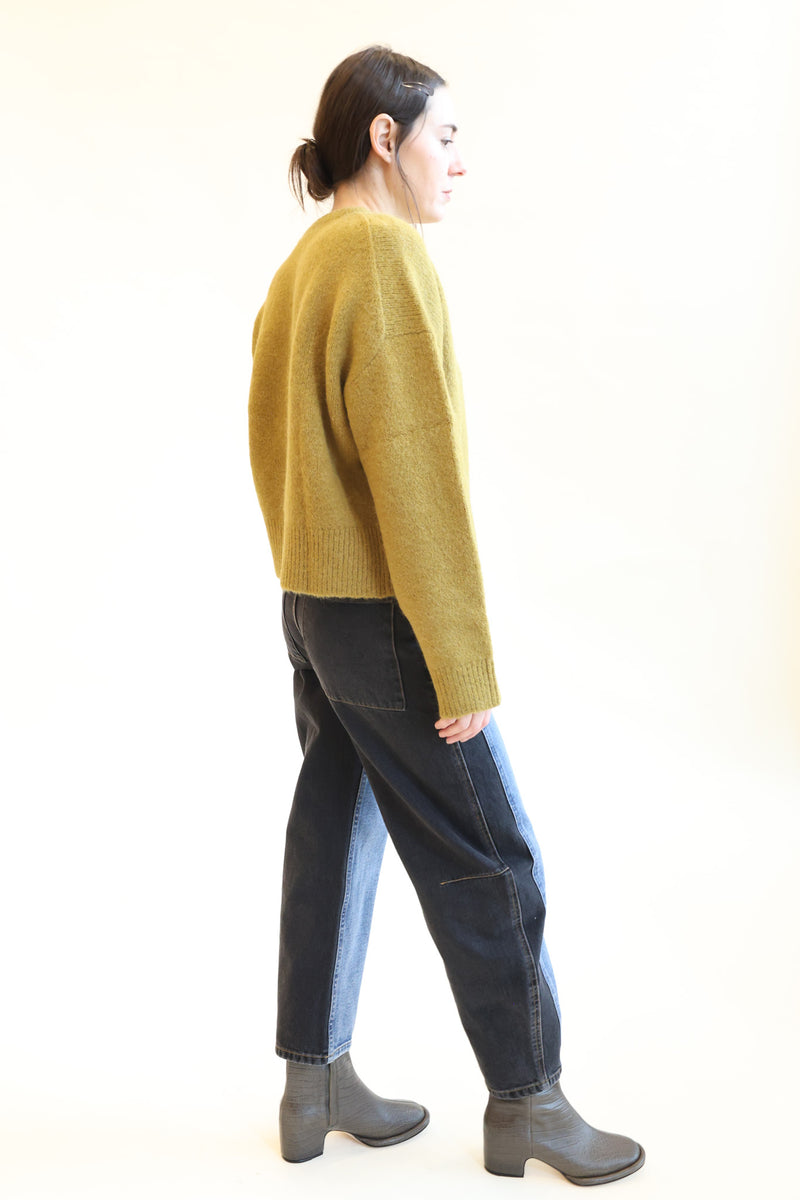 Henry Crewneck Mustard