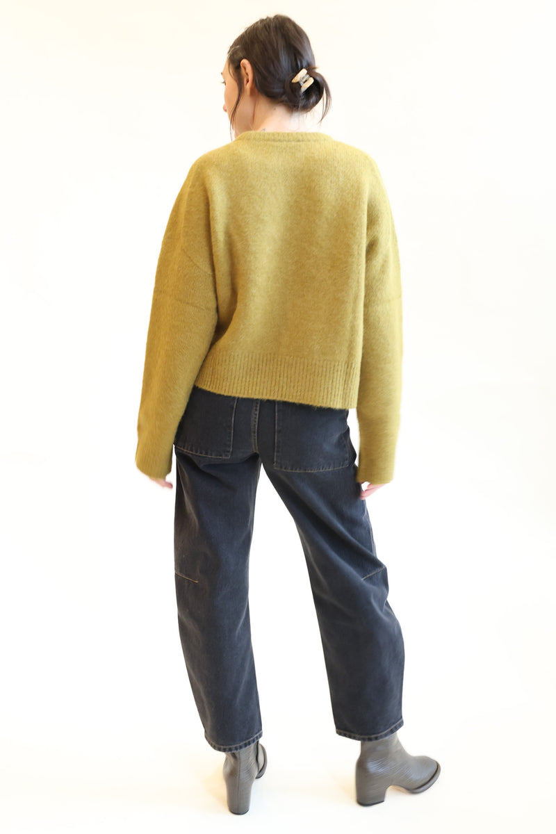 Henry Crewneck Mustard