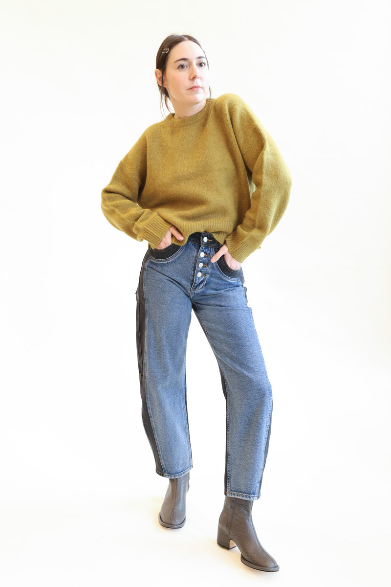 Henry Crewneck Mustard