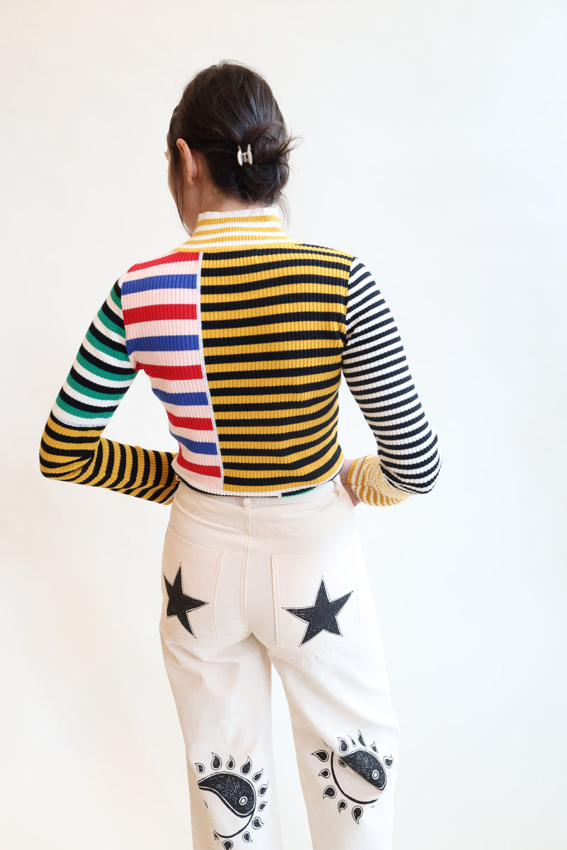 Cecil Top Multi Stripe