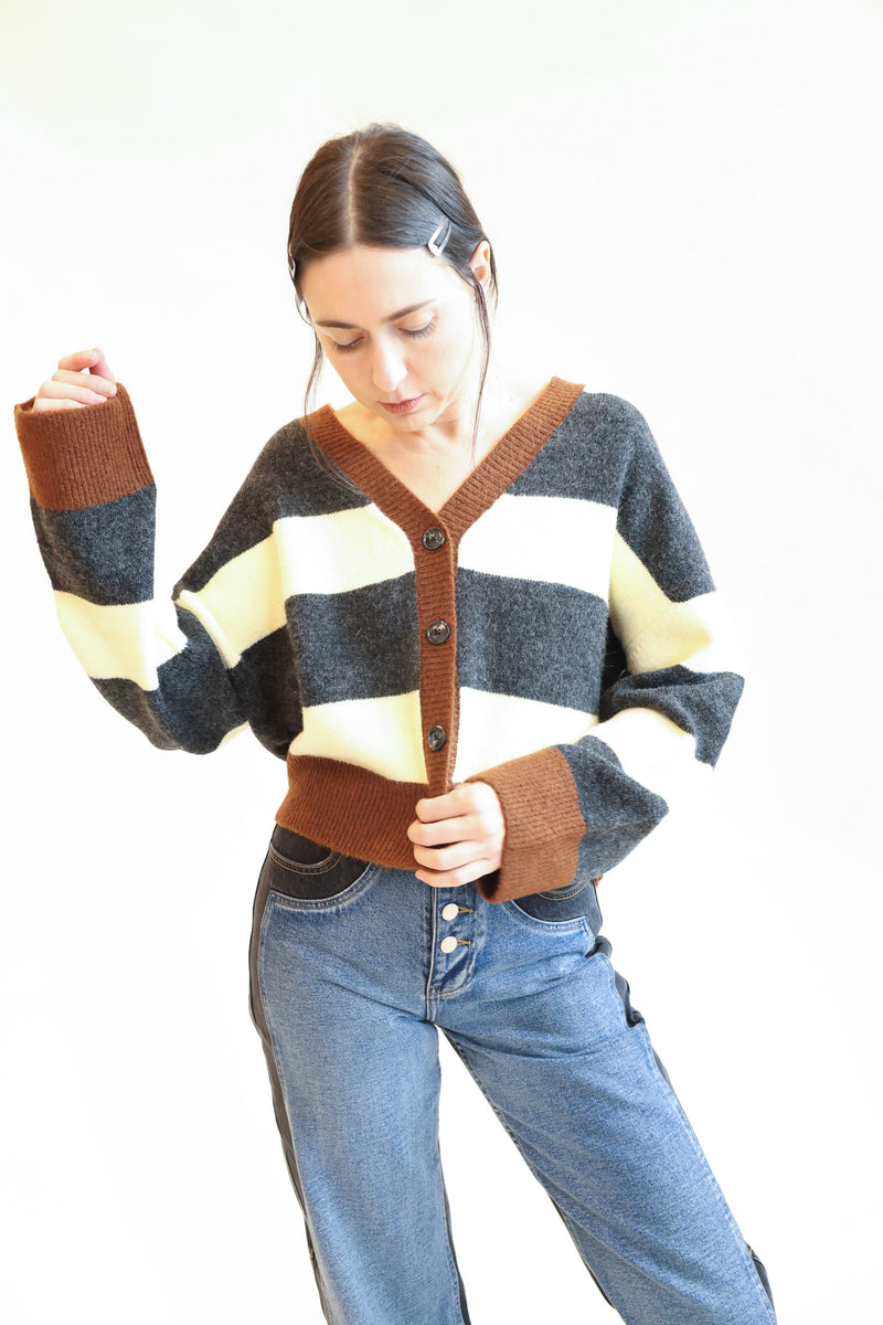 Gabriel Cardigan Stripe