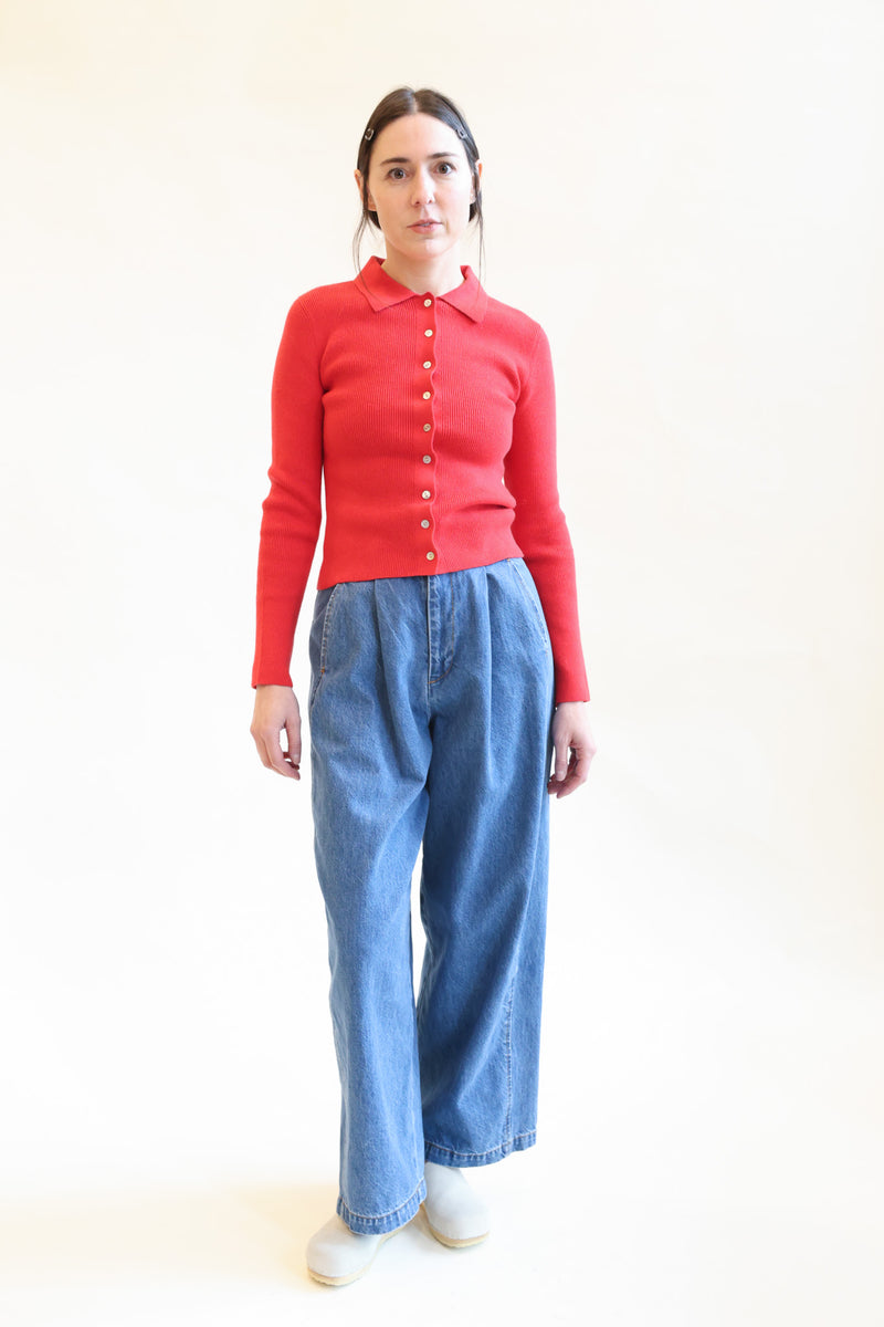 Selma Cardigan Vermillion