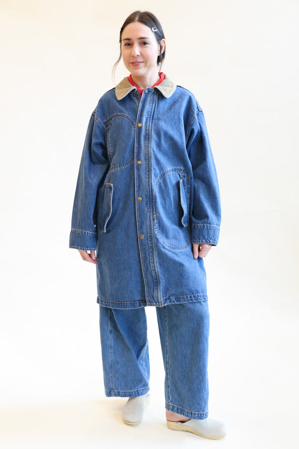 Town and Country Coat Medium Blue