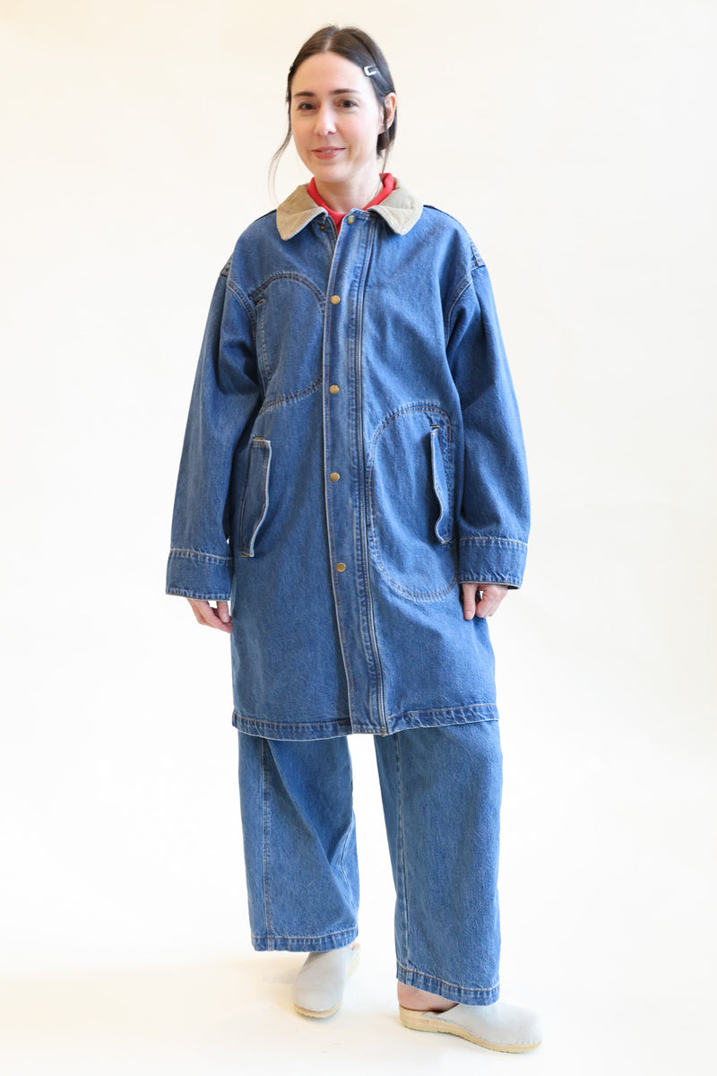 Town and Country Coat Medium Blue