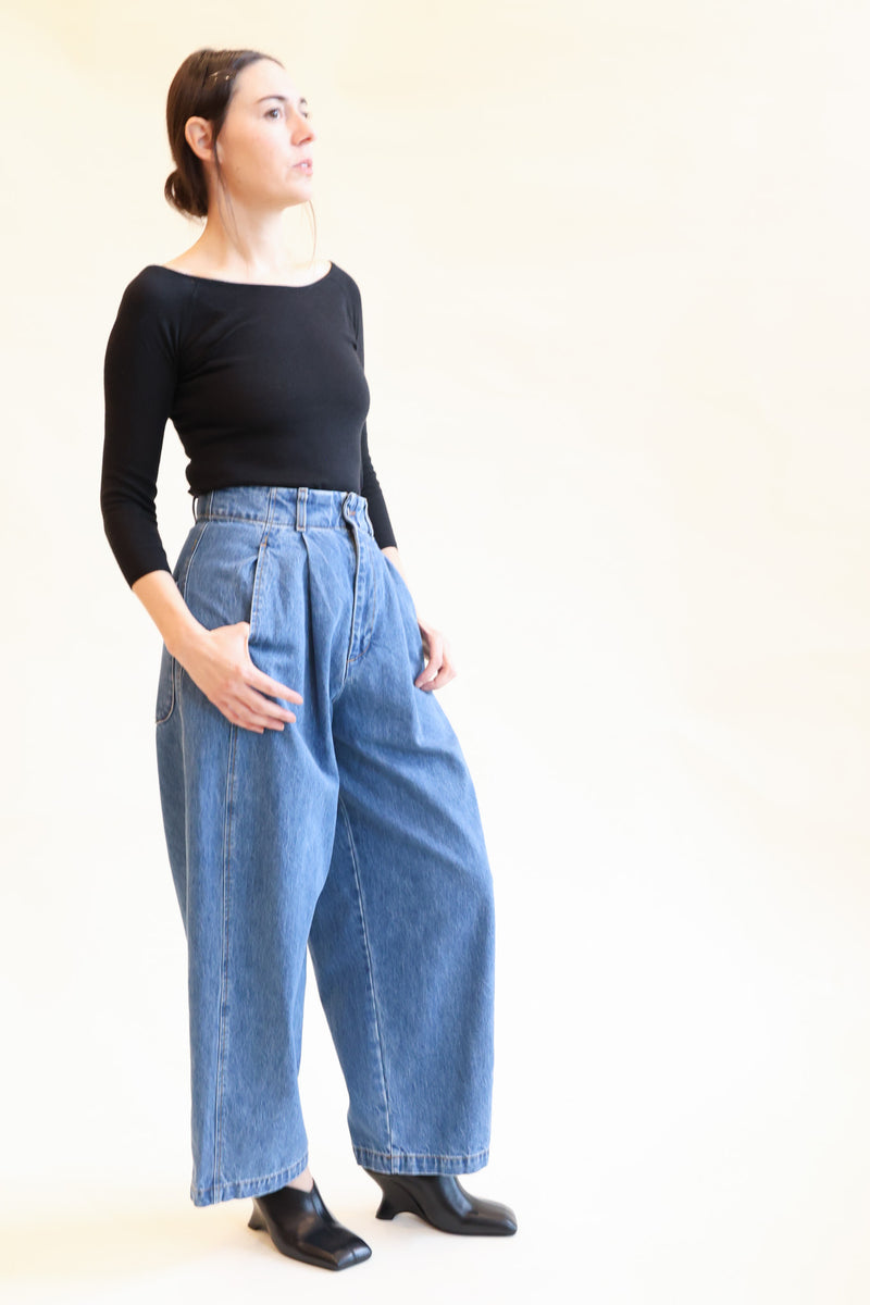 Emil Pant Medium Blue